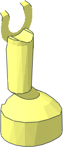 ~Minifig Legs Martian - Half ~Minifig Legs Martian - Half
