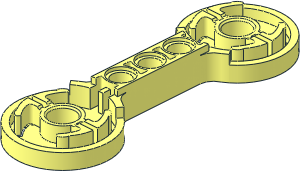 Technic Beam 3 with Rotation Joint 3 Socket on Both Ends