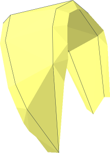 ~Minifig Hair Female Pigtails High, Long Bangs, Hole on Top - Hair ties left