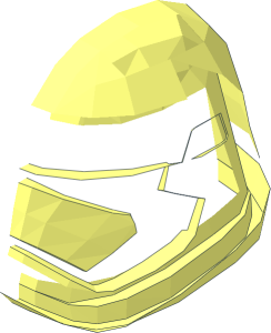 ~Constraction Helmet Outer Half without Patternable Surfaces