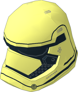 Constraction Helmet with SW First Order Stormtrooper Pattern