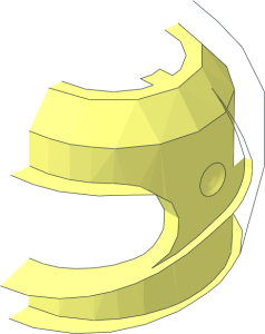 ~Minifig Helmet Standard - Base Half