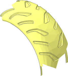 ~Tyre 38/ 26 x 75 - Quarter