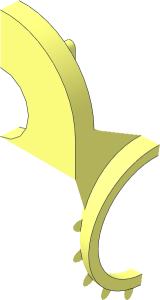 ~Technic Steering Gear Holder - Quarter