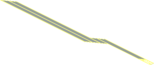 Sticker  2.1 x 22 with Light Grey Stripes and White "4021" on Right