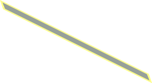 Sticker  0.6 x 12.7 Parallelogram Left Leaning with Light Grey Stripe