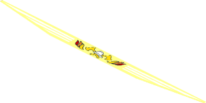 Sticker  1.5 x 26.5 with Fire Station Logo and White Stripes