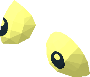 ~Minifig Head Toy Story Alien - Eyes with Black Pupils with Glare