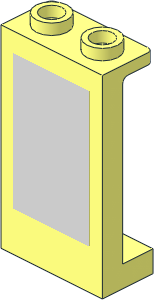 Panel 1 x 2 x 3 Reinforced with Rectangular Mirror Sticker Panel 1 x 2 x 3 Reinforced with Rectangular Mirror Sticker