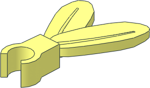 Minifig Feathers with Clip