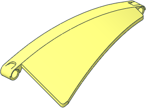 Technic Panel  5 x 13 Curved #55 Tapered Sloped Right