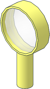 ~Minifig Tool Magnifying Glass (Obsolete)