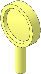 Minifig Tool Magnifying Glass