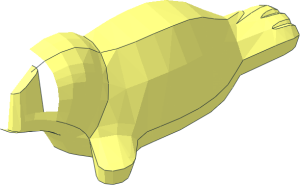 ~Animal Seal Baby without Patternable Surfaces - Half