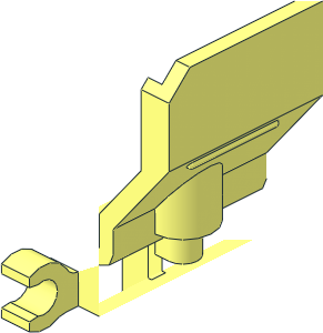 ~Cockpit  4 x  2 x  3 with Pinhole and Clips - Half