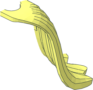 ~Minifig Cape Rubber with Creases - Half