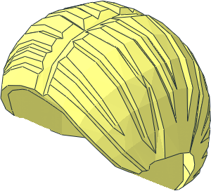 ~Minifig Hair Long Braided with Ties and Braids - Hair