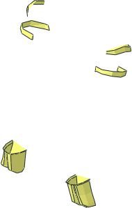 ~Minifig Hair Long Braided with Ties and Braids - Ties