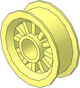 Wheel Rim  8 x 18 with 12 Spokes and Peghole