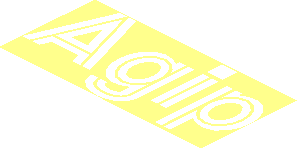 Logo Agip Black Text - Box