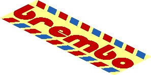 Logo Brembo with Quads