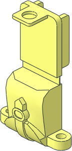 Minifig Backpack Openable Open