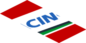 ~Sticker  0.8 x  1.9 with Blue SMP Racing Logo in White Stripe on Red Background Right - Second Face