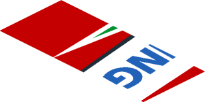 ~Sticker  0.8 x  1.9 with Blue SMP Racing Logo in White Stripe on Red Background Left - Fifth Face