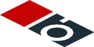 ~Sticker  0.8 x  1.9 with White Logos on Black and Red Background Left - Second Face