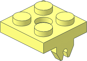 ~Magnet Holder Plate  2 x  2 Bottom (Obsolete)