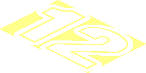 ~Sticker  0.8 x  1.6 with White Number 12 on Red Background Right - Number 12