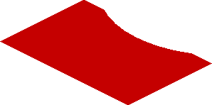 ~Sticker  3.0 x  0.8 with Black Number 22 in White Disc on Red Background - Fifth Face