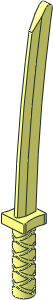 Minifig Sword Katana Type  2 (Square Guard)