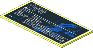 Tile  8 x 16 Type 2 with SW Slave I Specifications Sticker