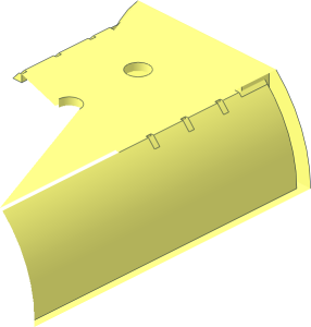 ~Slope Brick Curved  6 x  8 x  2 Double - Half