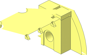 ~Slope Brick Curved  6 x  8 x  2 Double - Quarter