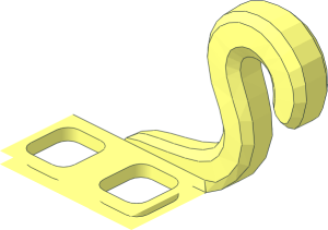 ~Minifig Tail Monkey without Patterable Surfaces