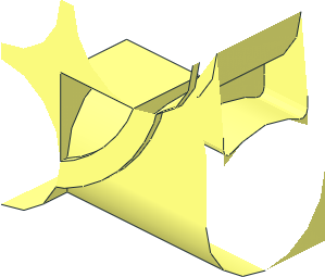 ~Electric Powered Up Hub with  3 Integrated Motors and  6 Lights Case Top Back Quarter