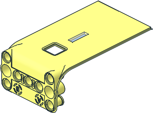 ~Electric Powered Up Hub with  3 Integrated Motors and  6 Lights Case Top Front (Needs Work)