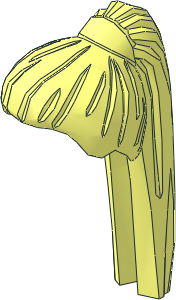 Minifig Hair Female Ponytail Long Straight with Tie