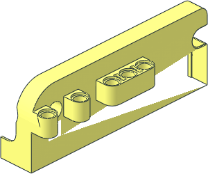 ~Electric Powered Up Hub with  3 Integrated Motors and  6 Lights Case Side Common Geometry
