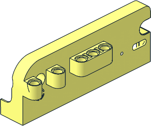 ~Electric Powered Up Hub with  3 Integrated Motors and  6 Lights Case Side  1 (Needs Work)