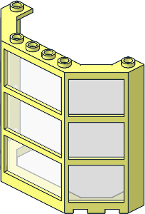 Window Bay  3 x  8 x  6 with Clear Glass