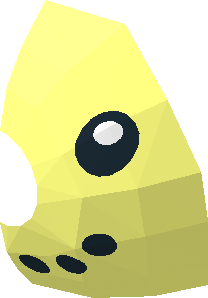 ~Minifig Mask Snowman with Black Eyes and Dotted Mouth Pattern - Half