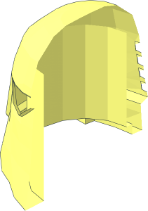 ~Minifig Helmet SW Snowtrooper with Closed Visor - Half