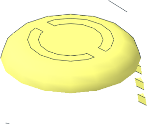 ~Minifig Helmet SW Snowtrooper with Closed Visor - Stud and Dimples