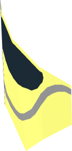 ~Minifig Helmet SW Snowtrooper with Closed Visor - Visor with Black Eyes Half