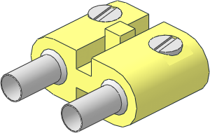 Electric Plug (Type 1) Twin with Hollow Pin (Complete) Electric Plug (Type 1) Twin with Hollow Pin (Complete)