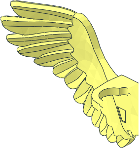 ~Minifig Wings Eagle - Half