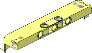 ~Electric Powered Up Hub with  3 Integrated Motors and  6 Lights Case Bottom Half ~Electric Powered Up Hub with  3 Integrated Motors and  6 Lights Case Bottom Half
